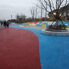广州景观园林施工 厂家沥青透水混凝土彩色透水混凝土成品料