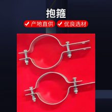 光缆抱箍 ADSS杆用夹具 单双长尾电力电杆紧固件 BG-300