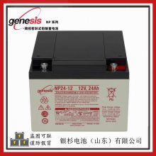 艾诺斯Genesis霍克电池NP24-12卧式按照UPS蓄电池12V-24Ah铅酸蓄电池