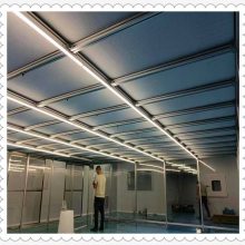 单体铝型材合体制作洁净棚 双层中空玻璃隔热定制洁净棚