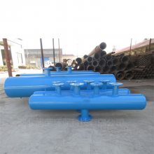 分气缸尺寸图 碳钢防腐分集水器 空调系统集分水器选型
