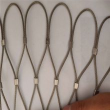 聚隆不锈钢绳网厂 加工定做不锈钢卡扣绳网 不锈钢动物园围网