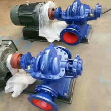 300S12A卧式双吸泵大流量中开离心泵铸铁耐磨材质单级双吸卧式泵