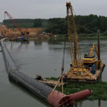 天津水下沉管安装施工过河管道铺设水下打捞