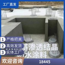 水泥基渗透结晶防水涂料 屋面屋顶桥梁隧道涵洞外墙水库堤坝材料