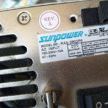 SunPower RAS-2802P6 280W 视频服务器 工控机开关电源