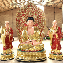 寺院佛像定做 大日如来菩萨佛像 阿弥陀佛神像 八大守护神佛像制作厂家