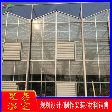 昱泰 蔬菜种植大棚 纹络智能连栋玻璃温室 YTWSWL0197
