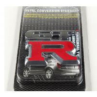 纯金属GTR标志 3D立体汽车改装车标 GTR车标金属字母车贴R374