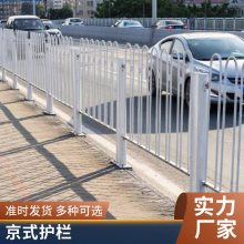 河北安平多款式静电喷涂京式护栏 免维护人行道分离商场隔离栅