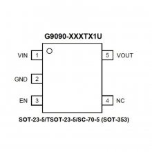 G9090-250T11U ¿Ƽ 300mAѹѹоƬ