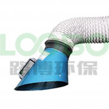 LB-JYXZ防火吸气罩安装布置方式可分为悬挂式和侧吸式