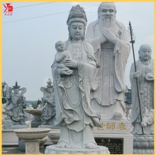 抱子观音石雕花岗岩石材雕刻观世音菩萨寺庙佛像雕塑福建工厂定做