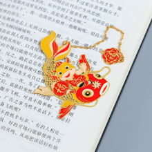 纪念礼品刻字书签制作 腐蚀烤漆书签定制 哪里定制金属书签