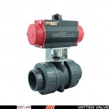 ***气动塑料球阀,UPVC,CPVC,PVDF,PPH等