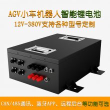 定制AGV小车锂电池24V48伏36伏96伏自动化升降机机器人搬运车厂家