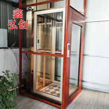 安装家用电梯室外别墅电梯 四层观光式曳引电梯 无障碍升降平台