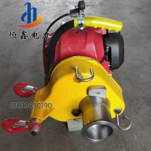 HX5t汽柴油小型多功能电缆绞磨机 2吨手提式拉木头卷扬机 8吨汽油全自动牵引机