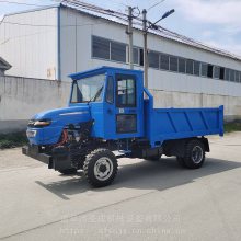 28马力四驱液压自卸车 海川四轮驱动拖拉机 农用四不像翻斗车