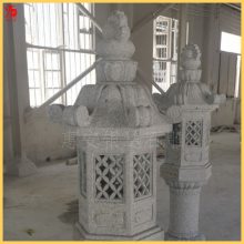 石灯笼花岗岩石材雕刻灯笼寺庙园林景观中式灯日式灯草坪灯定做