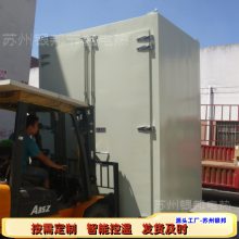 大型双层16桶油桶保温烘箱 工业原料预热油桶烘箱 推车式油桶烘烤箱