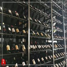 定制304不锈钢酒架 中式豪华圆柱挂墙式酒杯架