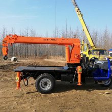 多功能果园农用三轮随车吊 时风五征小型起吊机 三轮车吊