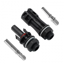 微型逆变器兼容mc4光伏接头NSPV光伏连接器逆变器面板端公母头