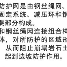 兴众 被动防护网减压环规格 西安主动防护网厂 被动防护网