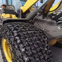 加密加厚型 23.5-25装载机轮胎保护链 合金钢材料 全自动闪光对焊