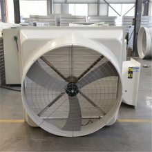 玻璃钢负压风机1460型工业排气扇厂房网吧养殖降温设备喇叭口风机