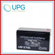 Universal蓄电池UB1270 UPG 12V7AH 铅酸免维护 阀控式 深循环 AGM技术