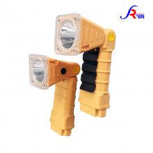 JW7627便携式多功能照明装置黄色防爆手电筒灯头可调带夹扣