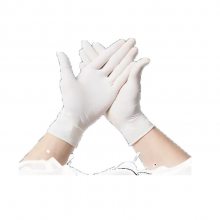 施睿康乳胶无粉麻面手套一次性使用检查手套F840实验室用品