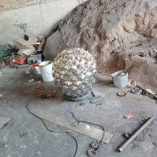 承接金属松果雕塑制作制作厂家 锻造工艺 制作公园松果雕塑