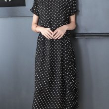 品牌折扣女装真丝系列连衣裙货源批发