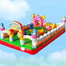 湖南虎虎生威室外儿童充气城堡小型广场游乐设备玩具
