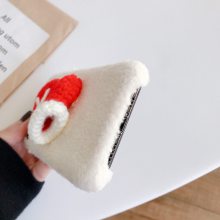 适用苹果xr/max保护套时尚创意DIY毛线手套羊羔绒iphone11手机壳 新款