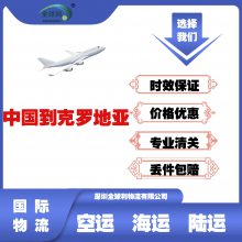 中国到克罗地亚快递空运海运口罩手套车健身器材球灯具挂画