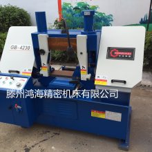 管道切割金属带锯床—GB4230锯床半自动控制，4230锯床用什么锯条鸿海教您