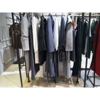 T恤衬衫橘色新款优质高端双面昵大衣服装品牌折扣女装