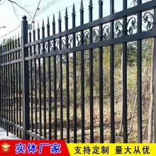 热镀锌钢护栏 安全防护别墅铸铁围栏 庭院学校社区栅栏厂家 外观精美 色泽鲜艳