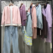 深圳品牌女装服装批发【宝薇】春款运动系列套装 厂家直销一手货源折扣批发