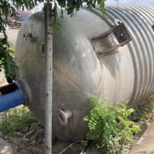 高泰机械二手不锈钢反应釜外盘管反应设备单层立式多功能