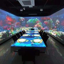 安徽沉浸式餐厅厂家，合肥全息餐厅投影技术，芜湖3D光影餐厅效果