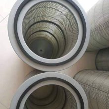 规格325*600两头通除尘滤筒 350*660除尘滤芯材质覆膜