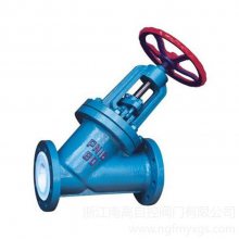 南高阀门J45F46直流式截止阀 Y型截止阀 DN125 法兰 手动阀