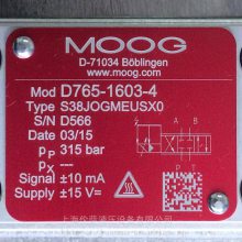 MOOG / D765-1603-4 S38JOGMEUSX0/伺服阀