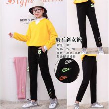 时尚精品秋冬中童加绒牛仔裤批发 几元便宜童装牛仔裤 薄款中童潮流保暖长裤