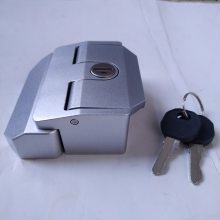 通用铝型材门锁 推拉门锁 锌合金方锁 黑白漂亮加厚门碰锁 练培锁具